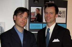 Paul and his interviewer.