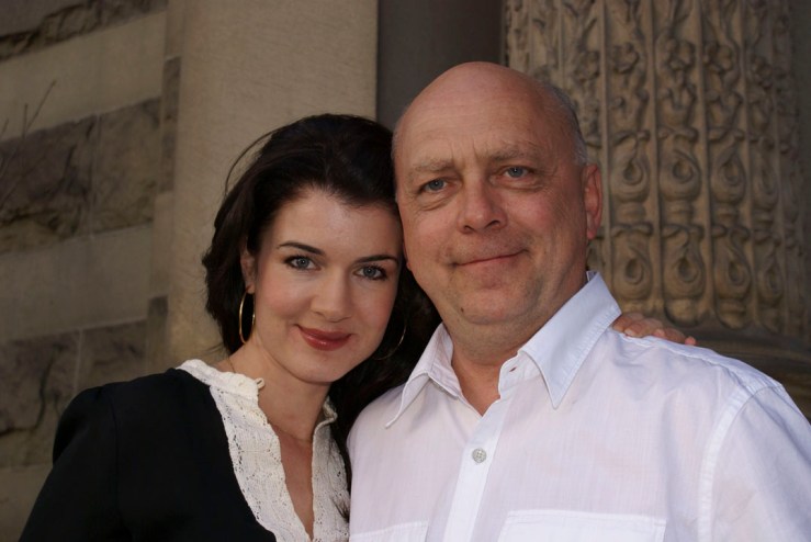 Photo of Gabrielle Miller and Patrick McDonald by Mark S. Bencito